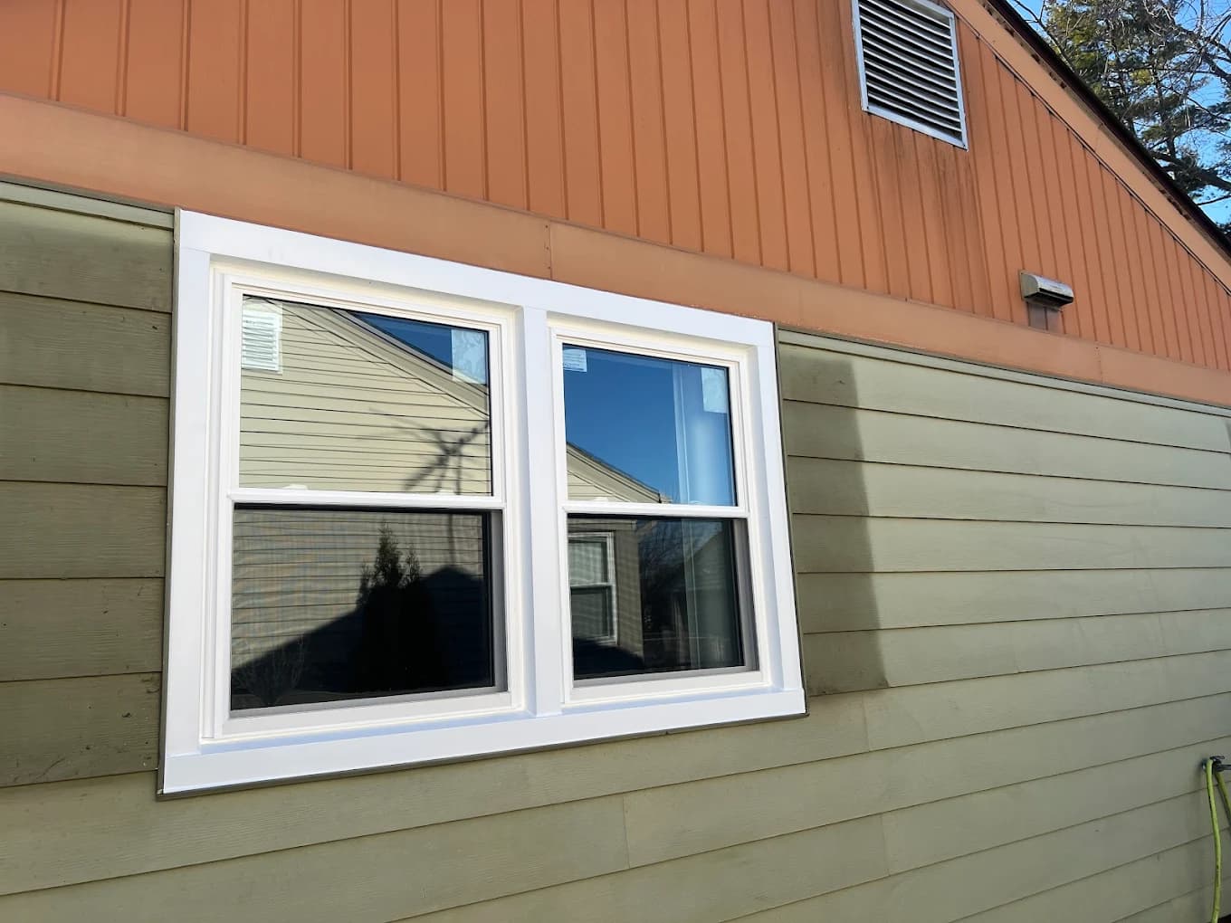 Double casement window installation in the Midwest