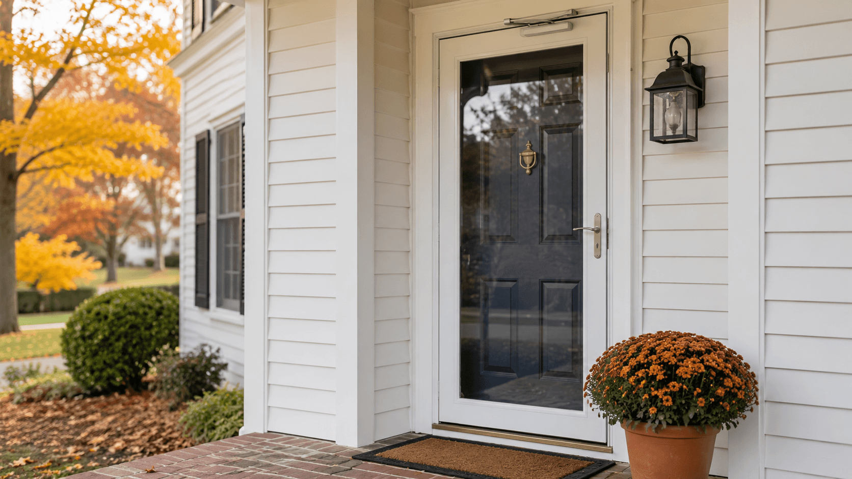 Storm door installation in the Midwest by Euro-Tech